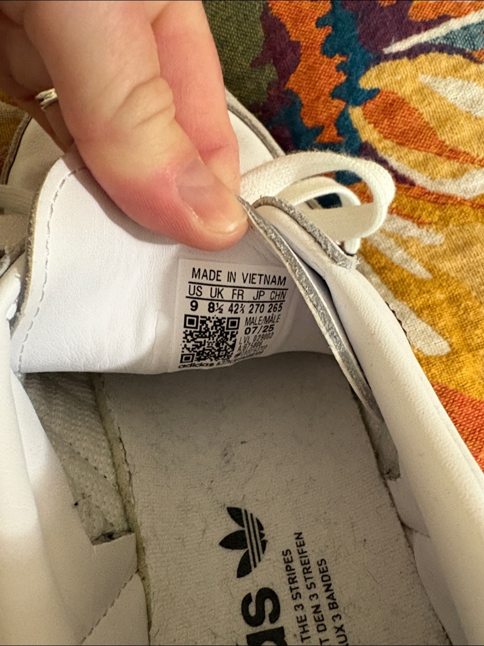 adidas Sambas OG White with black stripes - Picture 4 of 4